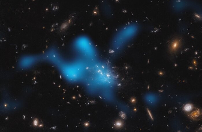 Registran el momento exacto en que nace un cúmulo de galaxias