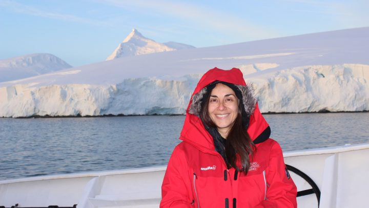 Angie Díaz, pionera científica en las gélidas aguas antárticas