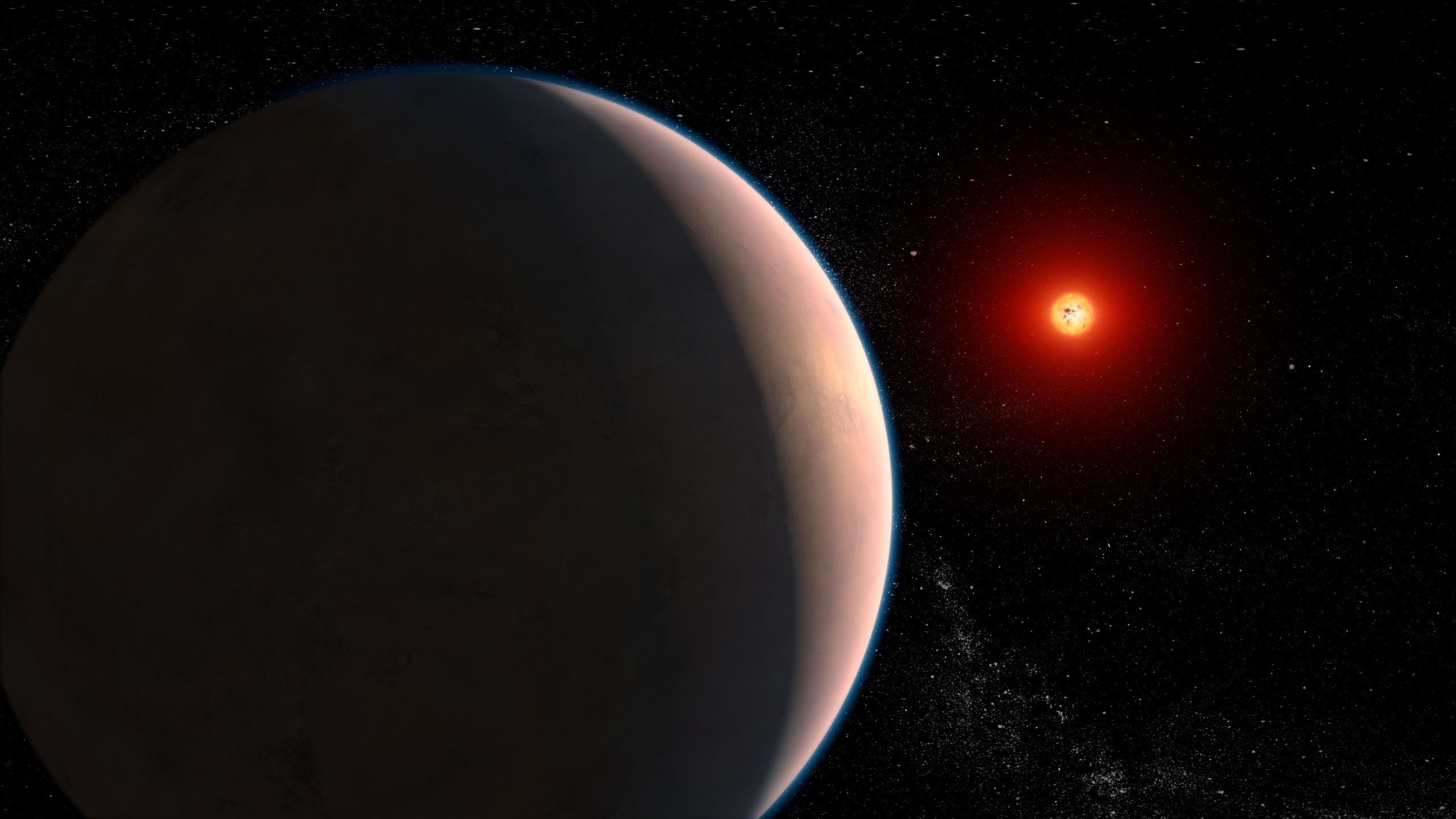 El Webb estudia posibilidad de agua en exoplaneta