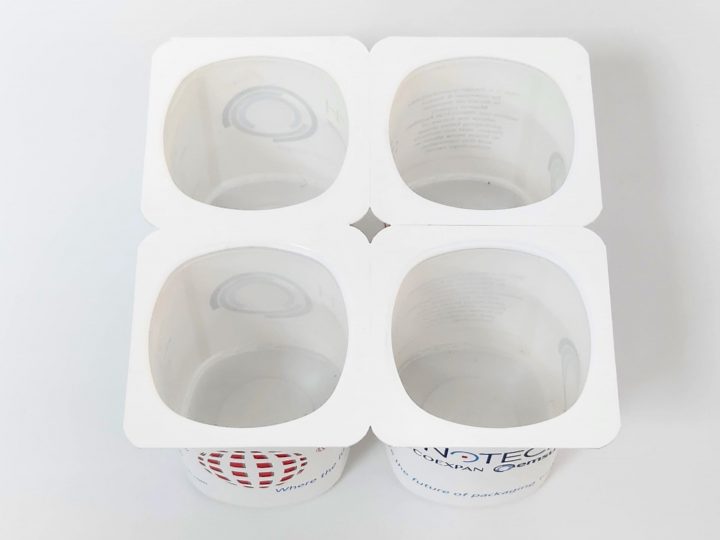 Pote de yogur reciclado, premiado con el Packaging Innovation