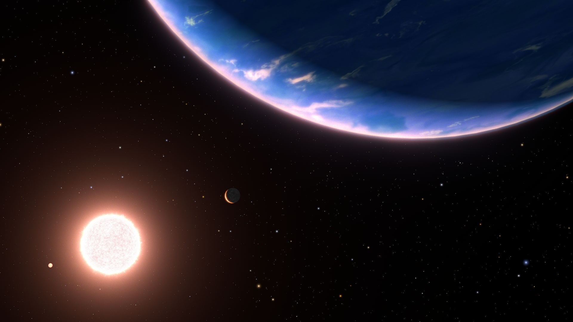Detectan el exoplaneta más pequeño con vapor de agua