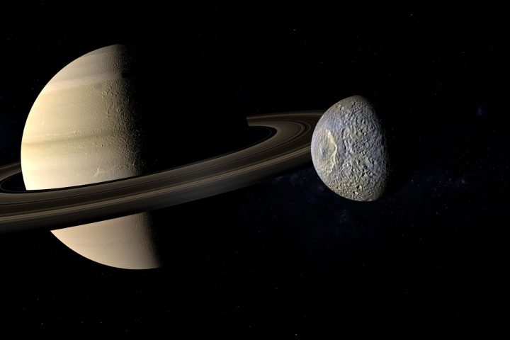 Mimas, una luna de Saturno, puede encerrar un océano oculto