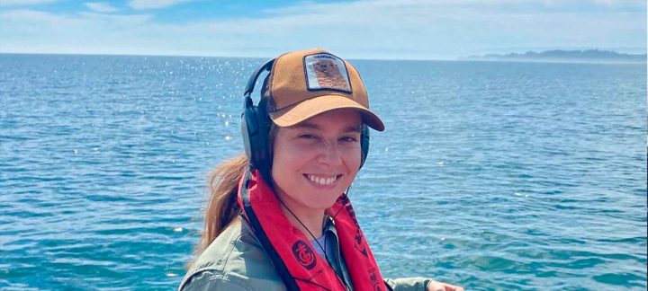 Camila Calderón-Quirgas: La investigadora de ballenas Sei