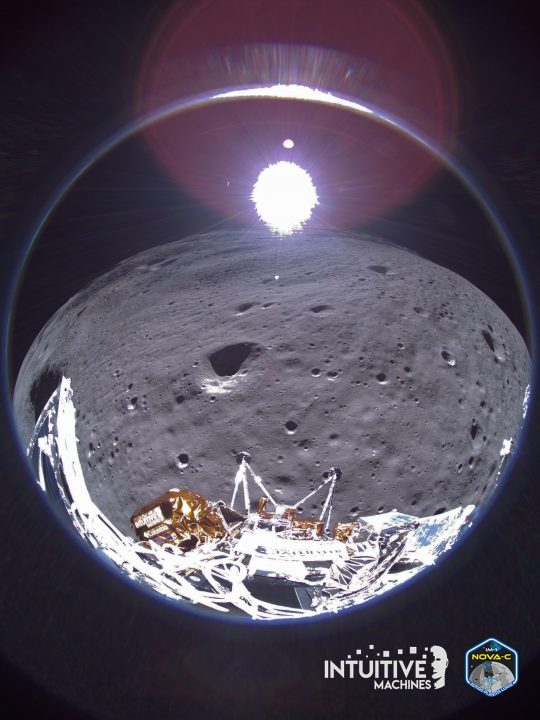 El módulo Odiseo concluyó con éxito su misión lunar