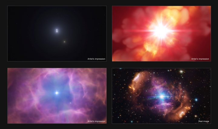 Una historia estelar tormentosa genera una hermosa nebulosa