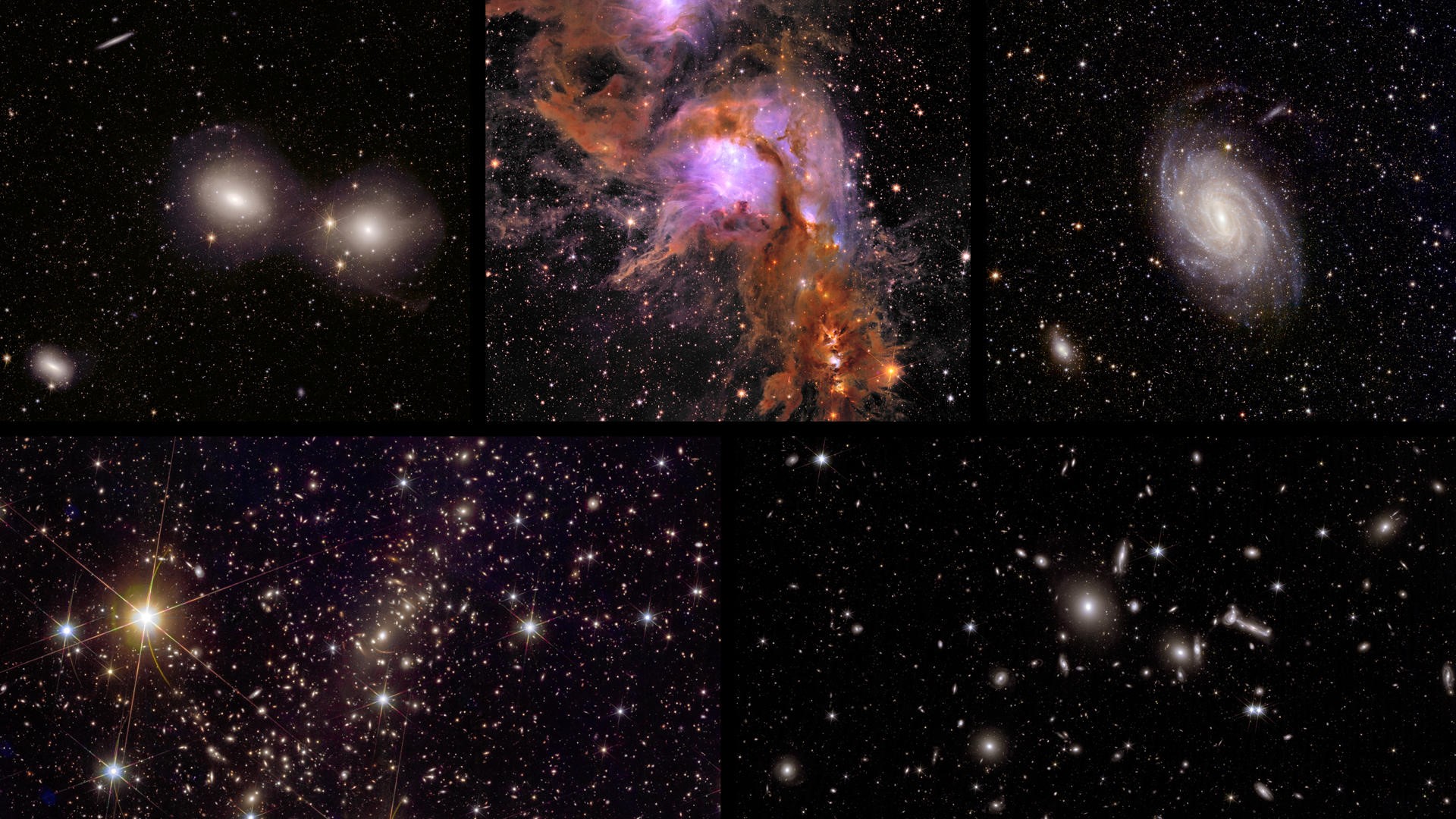 La misión Euclid aumenta su espectacular catálogo visual del universo
