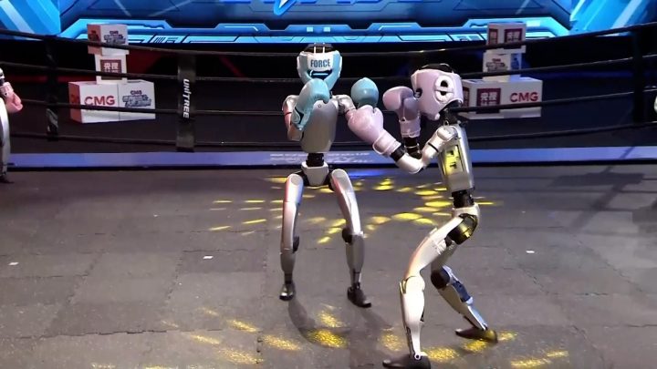 China realiza primer campeonato mundial de boxeo con robots humanoides