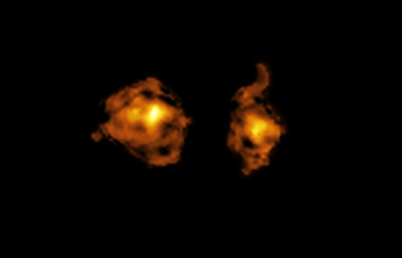 Astrónomos identificaron una batalla entre galaxias usando telescopios en Chile
