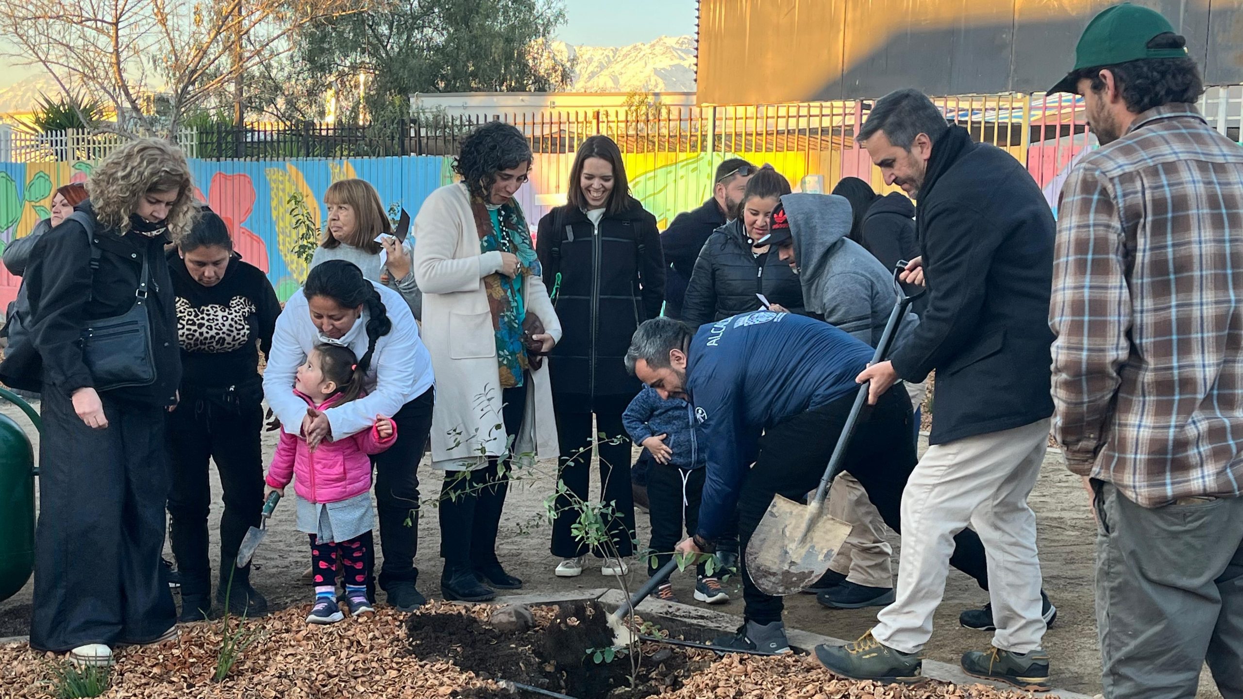 San Bernardo inaugura su primer jardín de lluvia para enfrentar la crisis climática