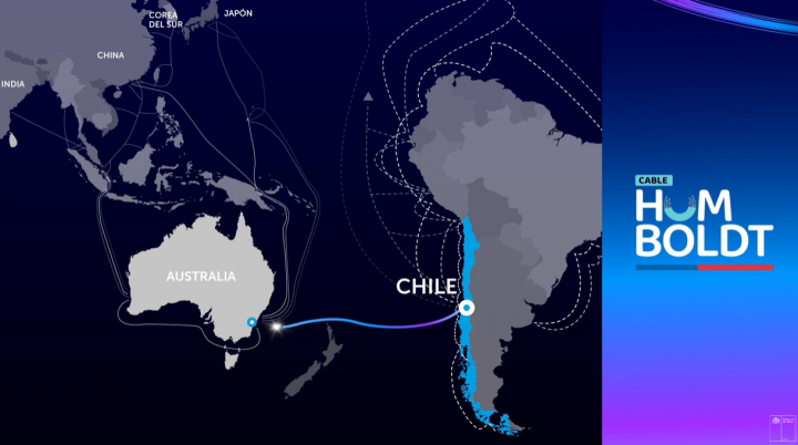 Chile y Google firman acuerdo para el primer enlace de fibra óptica directo con Oceanía y Asia
