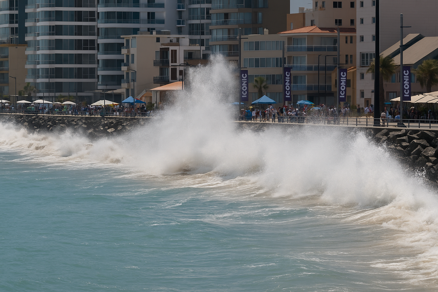 Marejadas de verano de 2024 fueron las más extremas en 40 años para la costa de Chile