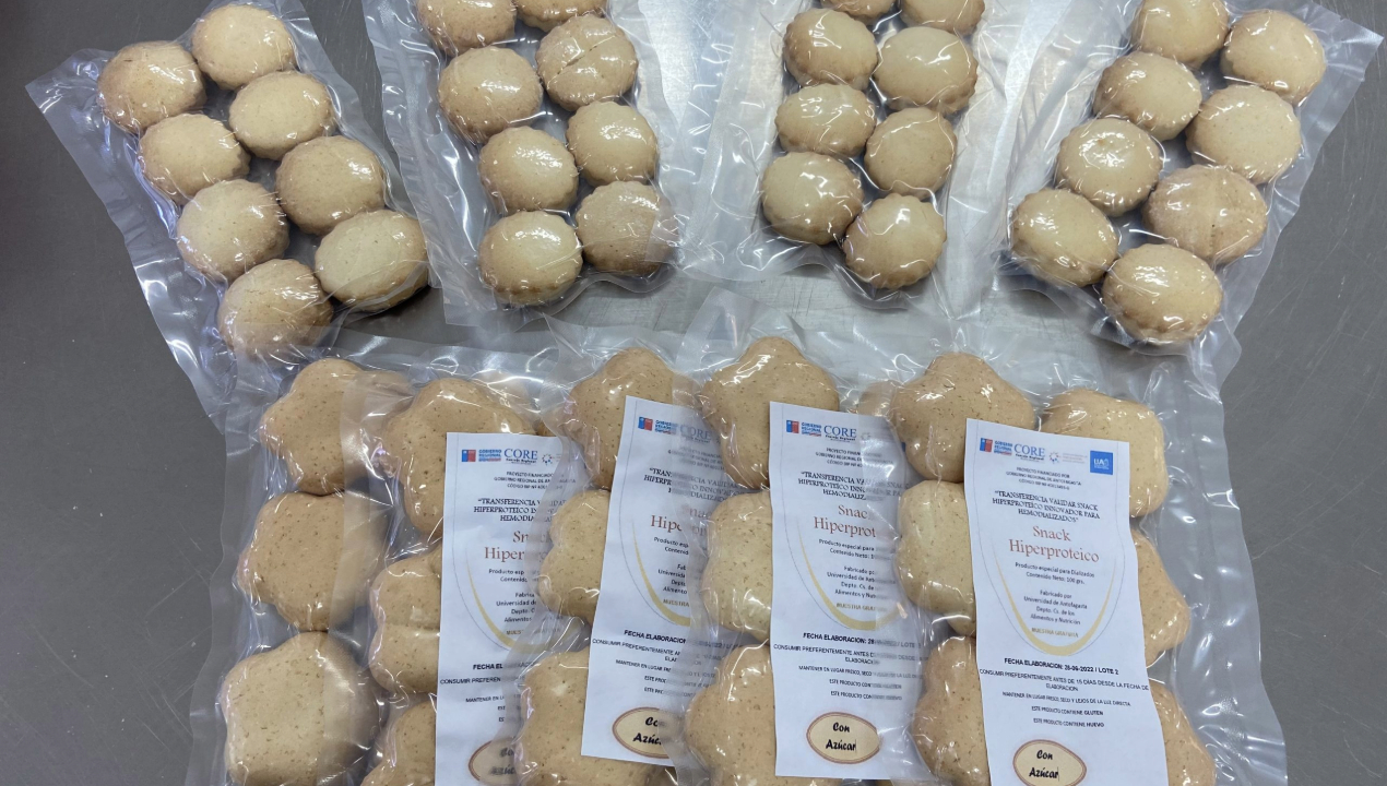 Nutricionista chilena desarrolla innovador snack hiperproteico para pacientes en hemodiálisis