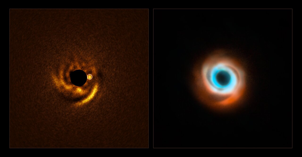 Poderoso telescopio en Chile logra imagen inédita: un planeta bebé naciendo a 440 años luz