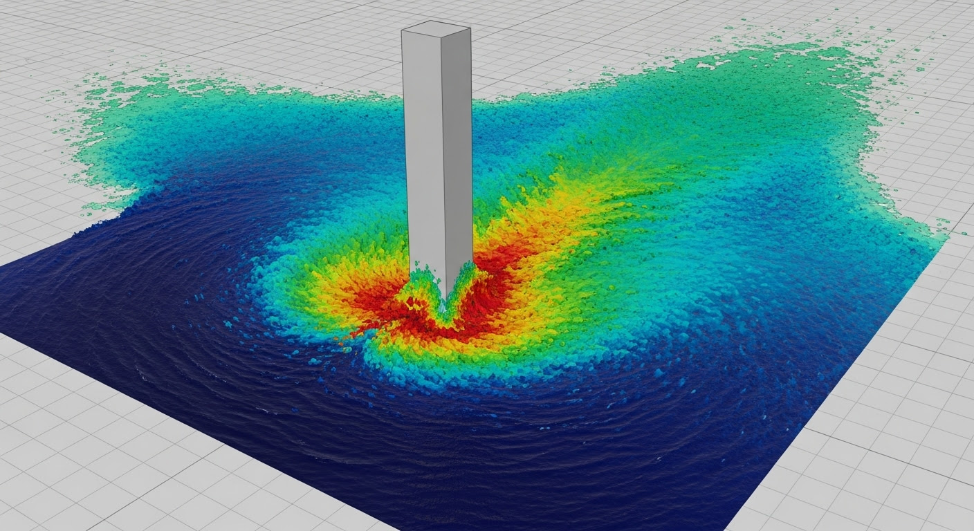 Modelo predictivo avanzado muestra el impacto de los tsunamis en estructuras costeras