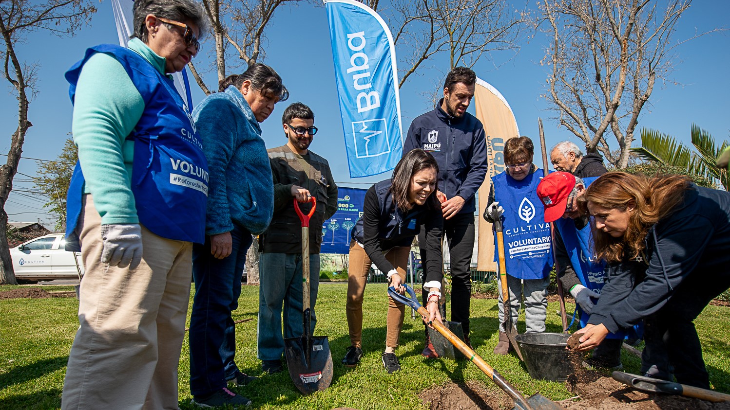 Maipú inicia plan de arborización para enfrentar el cambio climático