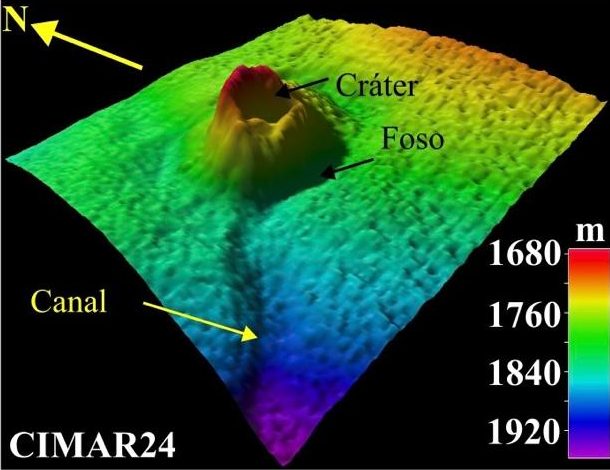 Descubren volcán submarino de lodo a 86 kilómetros de las costas de Chiloé
