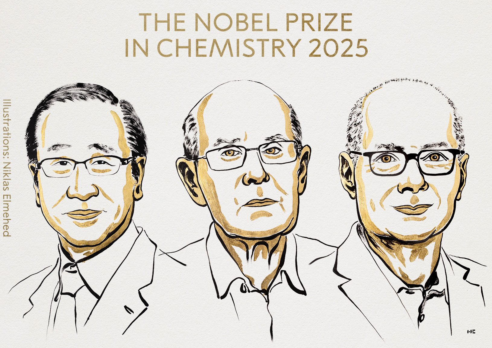 Nobel de Química 2025 para Kitagawa, Robson y Yaghi: Pioneros de las Estructuras Metal-Orgánicas