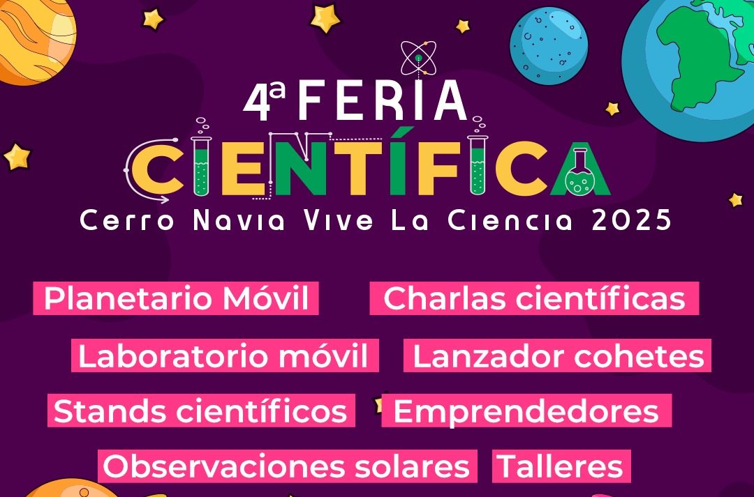 Cerro Navia realizará su cuarta feria científica el próximo 9 de octubre