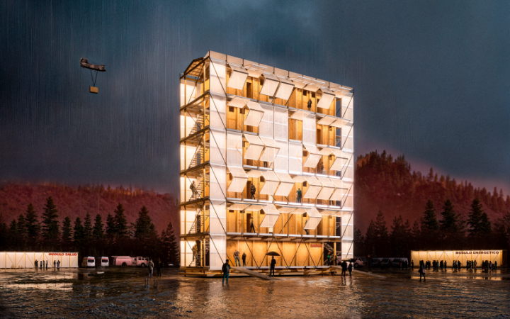 Render final. Créditos: Usach.