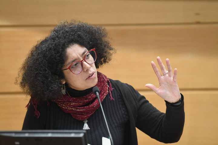 Natalia Caniguan, presidenta del Colegio de Antropólogos: 