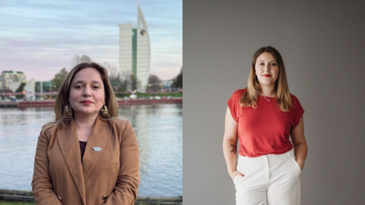 Marcela Ruiz y Carolina Oñate.