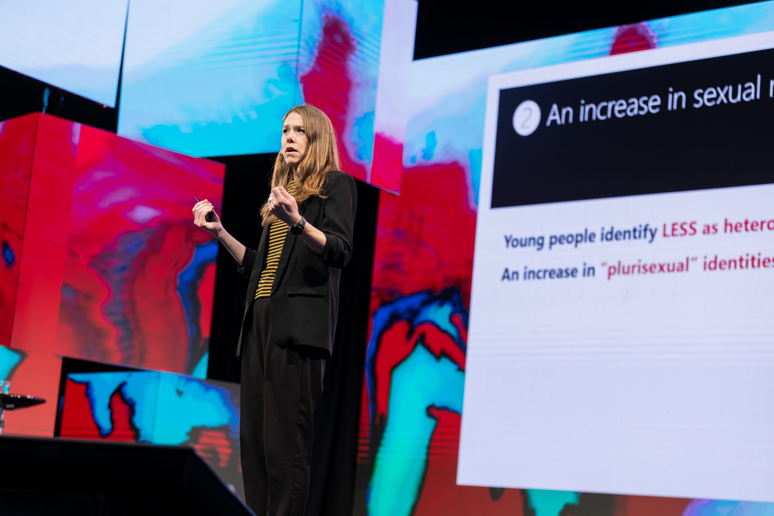 Más allá del binario: Marie Bergström analiza en Congreso Futuro cómo la juventud redefine la intimidad