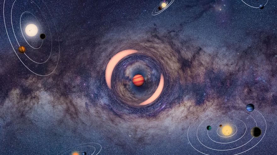 La sonda Gaia y telescopios terrestres localizan un planeta errante que vaga por la Vía Láctea