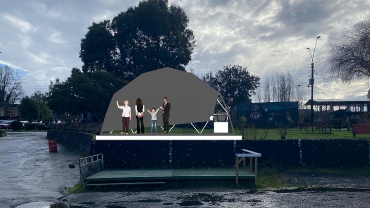 Domo inmersivo busca concientizar sobre la descontaminación del Lago Villarrica