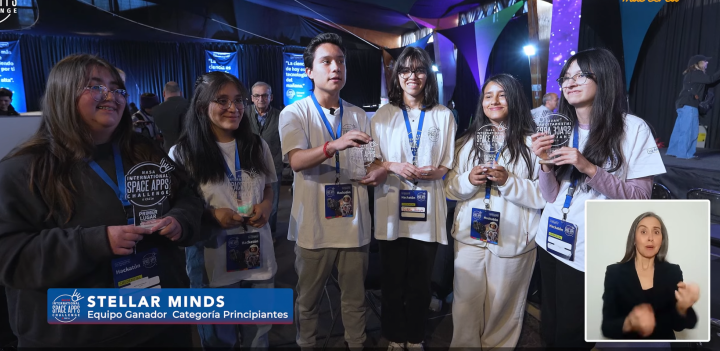 Escolares crearon en dos días una plataforma de monitoreo ambiental y ganaron desafío de la NASA