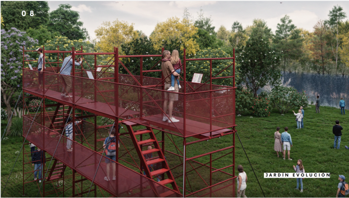 Proyecto busca que los visitantes experimenten el Jardín Botánico UACh desde las alturas