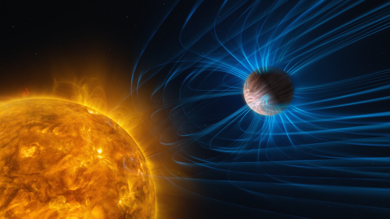 Vientos extremos revelan la evidencia más sólida de campos magnéticos en exoplanetas