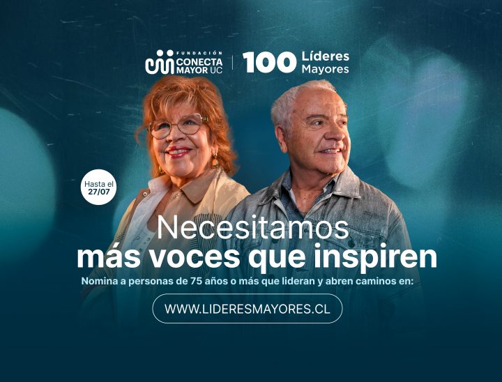 100 Líderes Mayores: Buscan a personas de 75 años o más que transforman el país