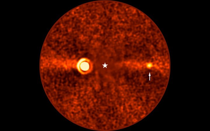 Descubren desde Chile el planeta más débil jamás captado por imagen directa