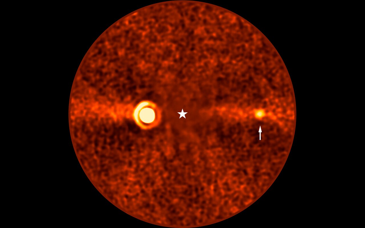 Descubren desde Chile el planeta más débil jamás captado por imagen directa