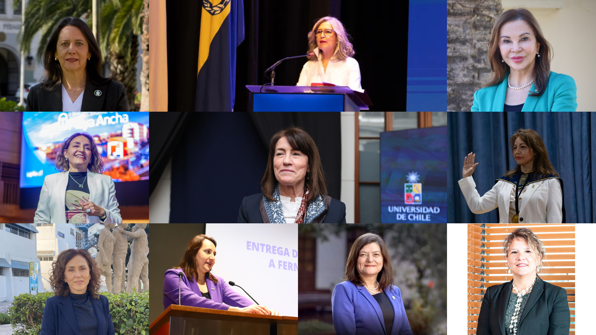 Las diez mujeres que encabezan las universidades del Consejo de Rectoras y Rectores
