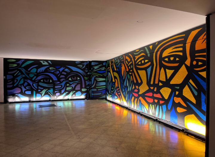 Facultad de Medicina de la U. de Chile inaugura mural de Alejandro 