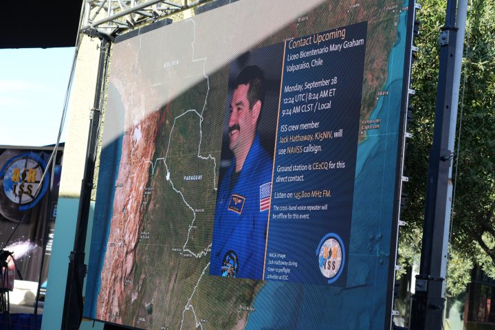Liceo público de Villa Alemana logró histórico contacto en vivo con la Estación Espacial Internacional