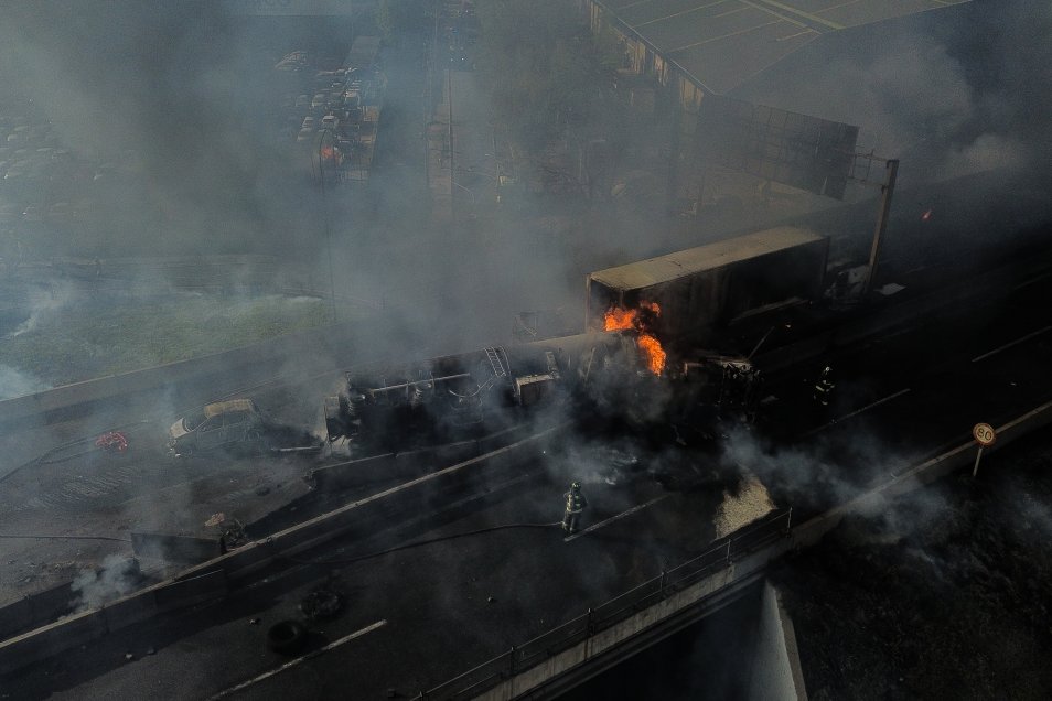 Investigación reconstruyó los 27 segundos previos al incendio en accidente de Renca